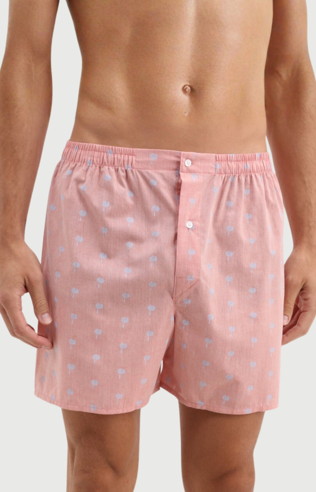 Caleçon Homme Cocotier classique en popeline de coton 2