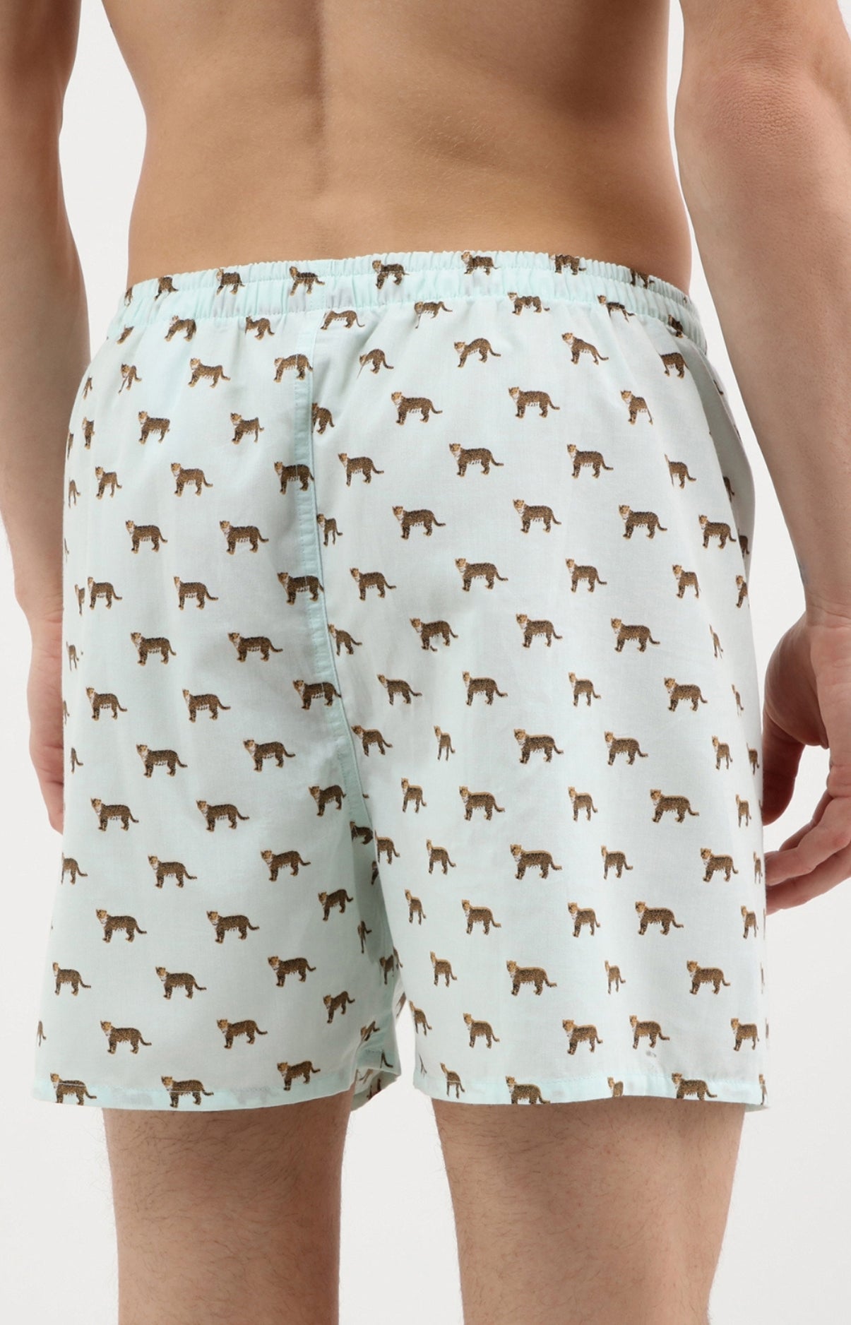 Caleçon homme tigre jungle bleu 3