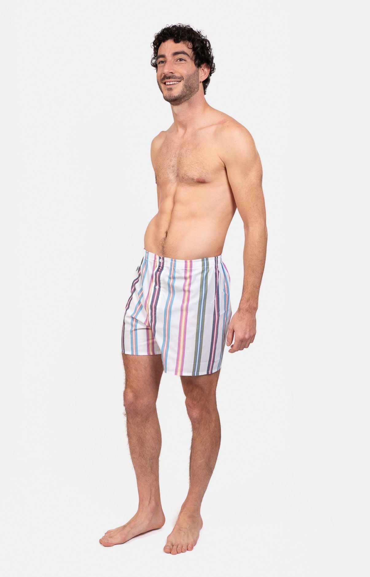 Caleçon classique rayures Homme 4