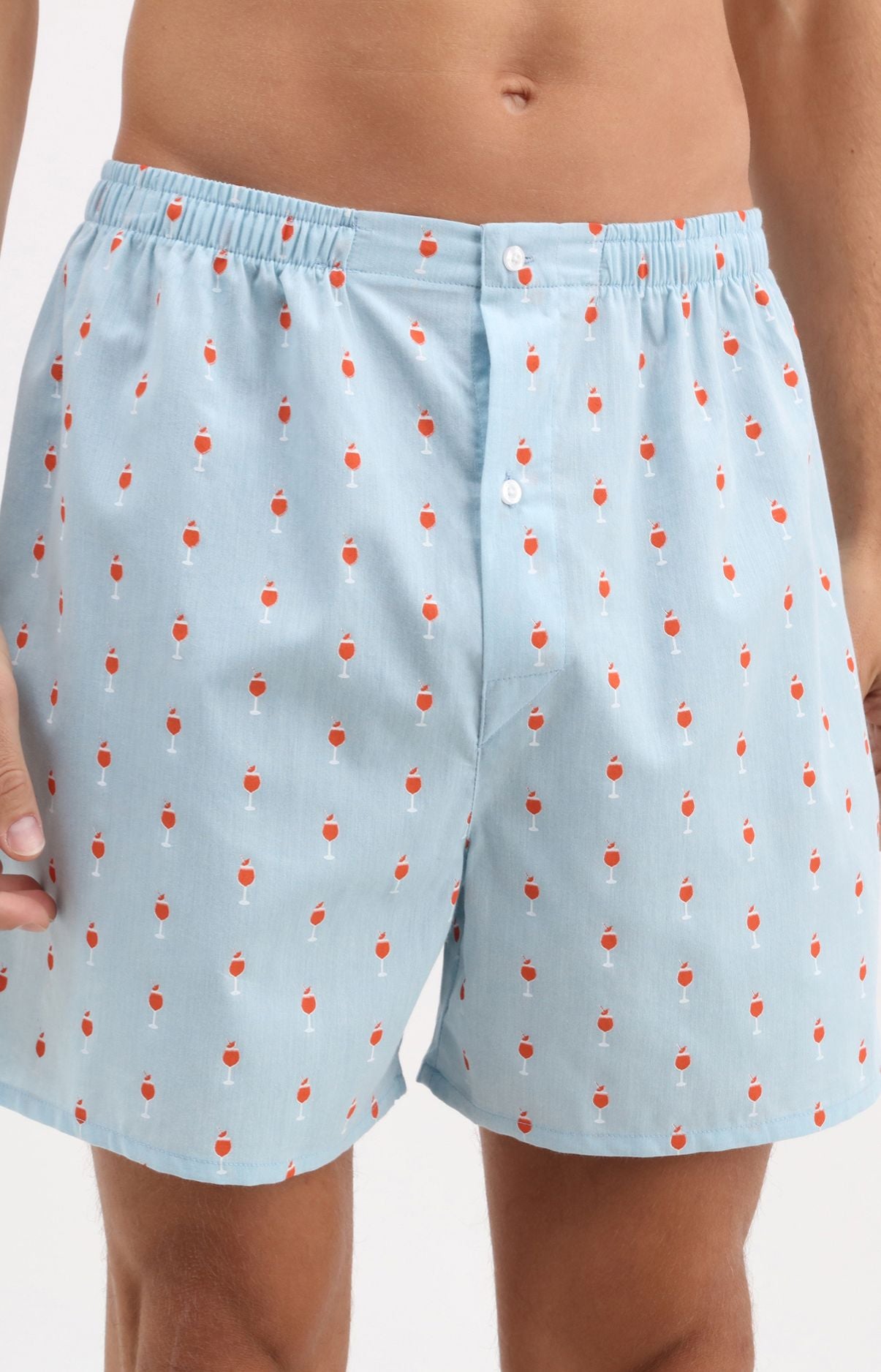 Caleçon sans suspensoir Spritz Imprimé verres à cocktail orange 2