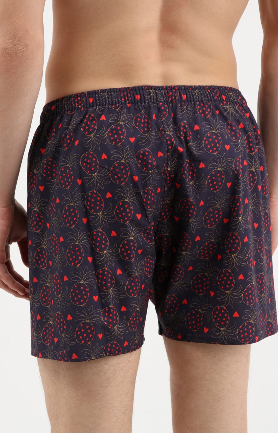 Caleçon homme marine ananas 3