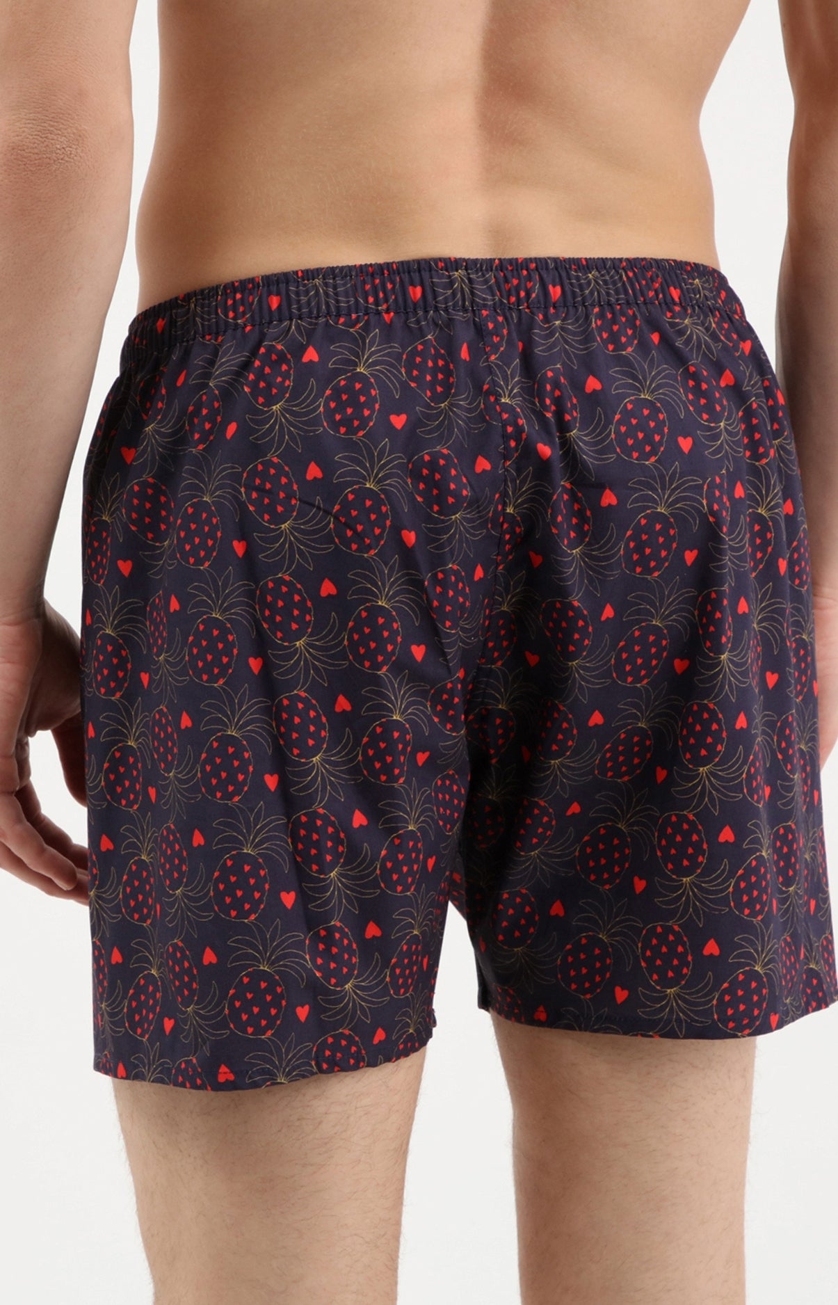 Caleçon homme marine ananas 3