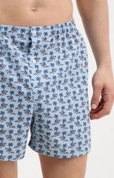 Caleçon homme jungle bleu 1