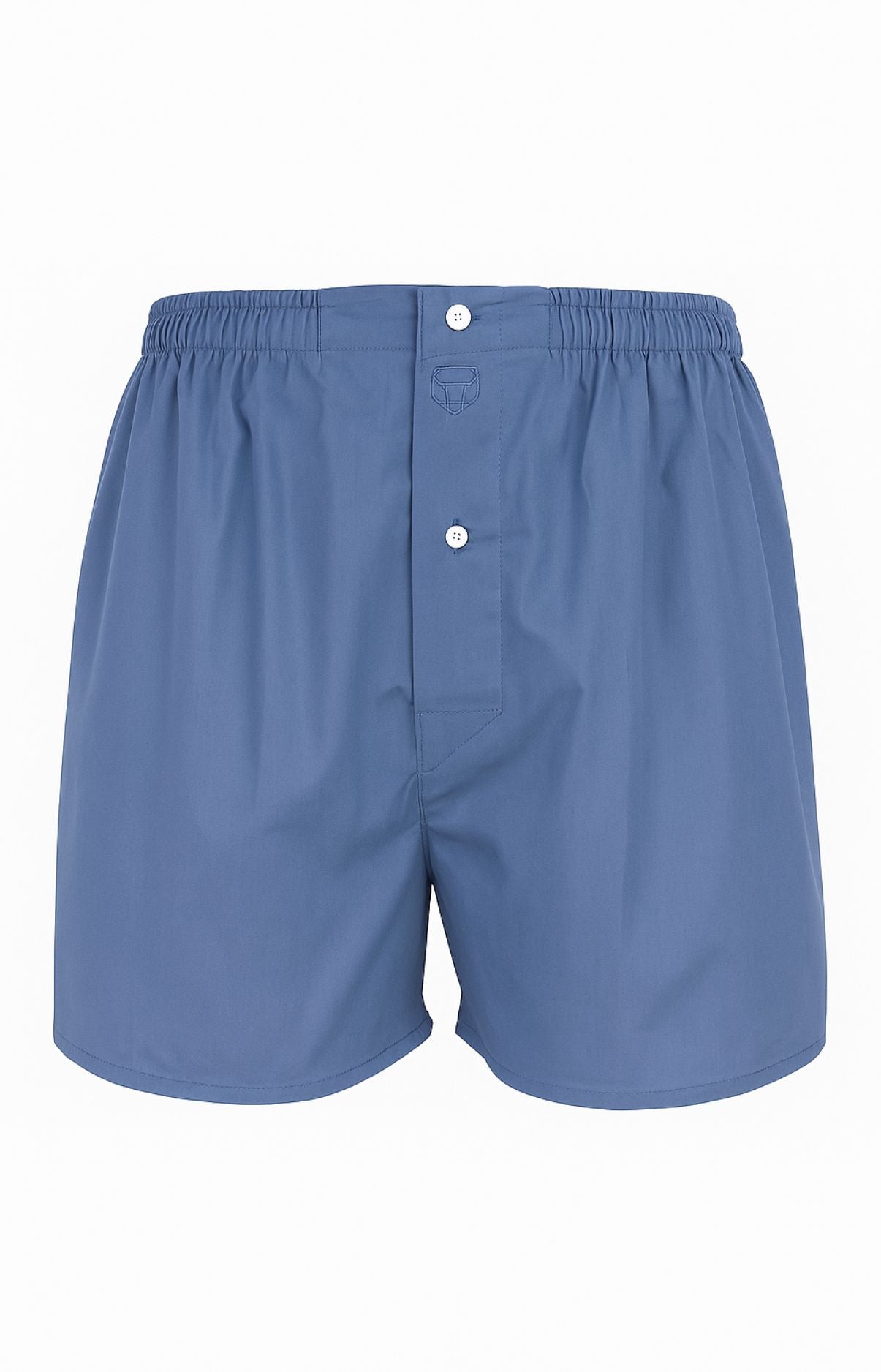 Caleçon homme bleu jean uni 3