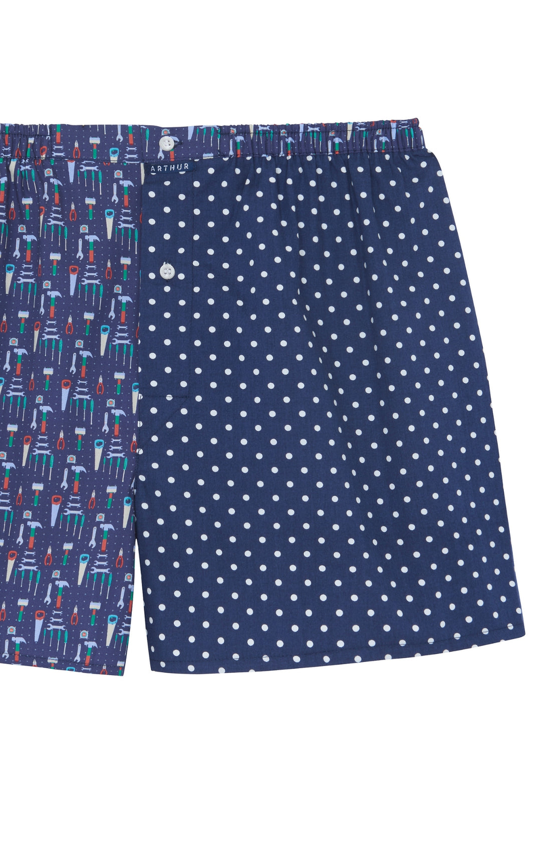 Caleçon classique Homme Upcyclé Brico Rouge 2