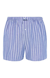 Caleçon à rayures bleu et blanc Homme 3
