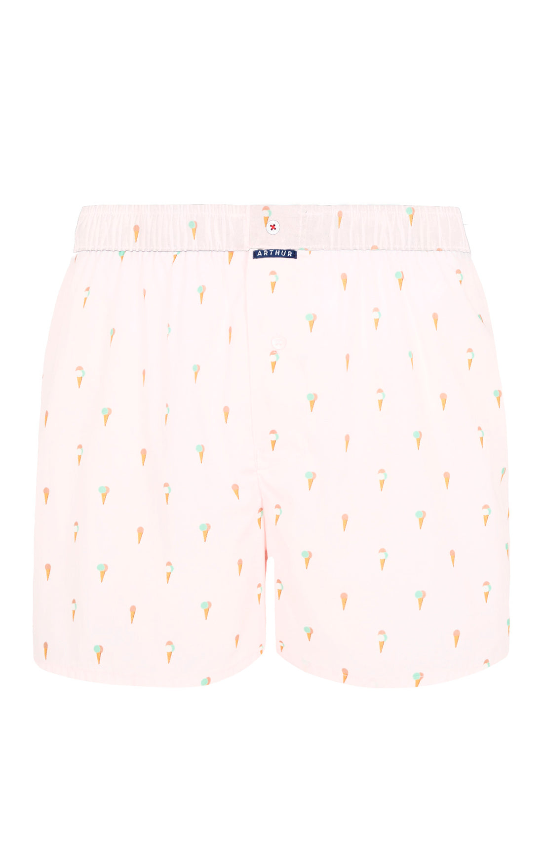 Caleçon homme glace été rose clair 3