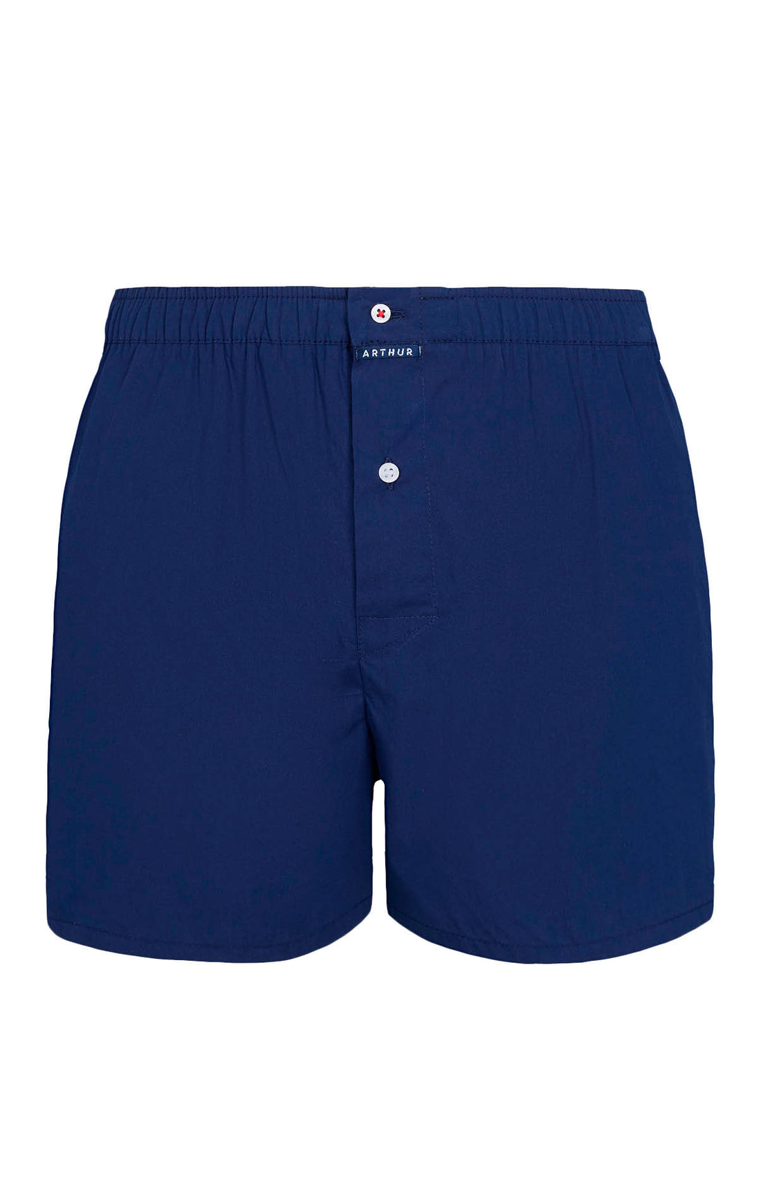 Caleçon homme uni bleu marine 3