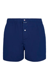 Caleçon homme uni bleu marine 3