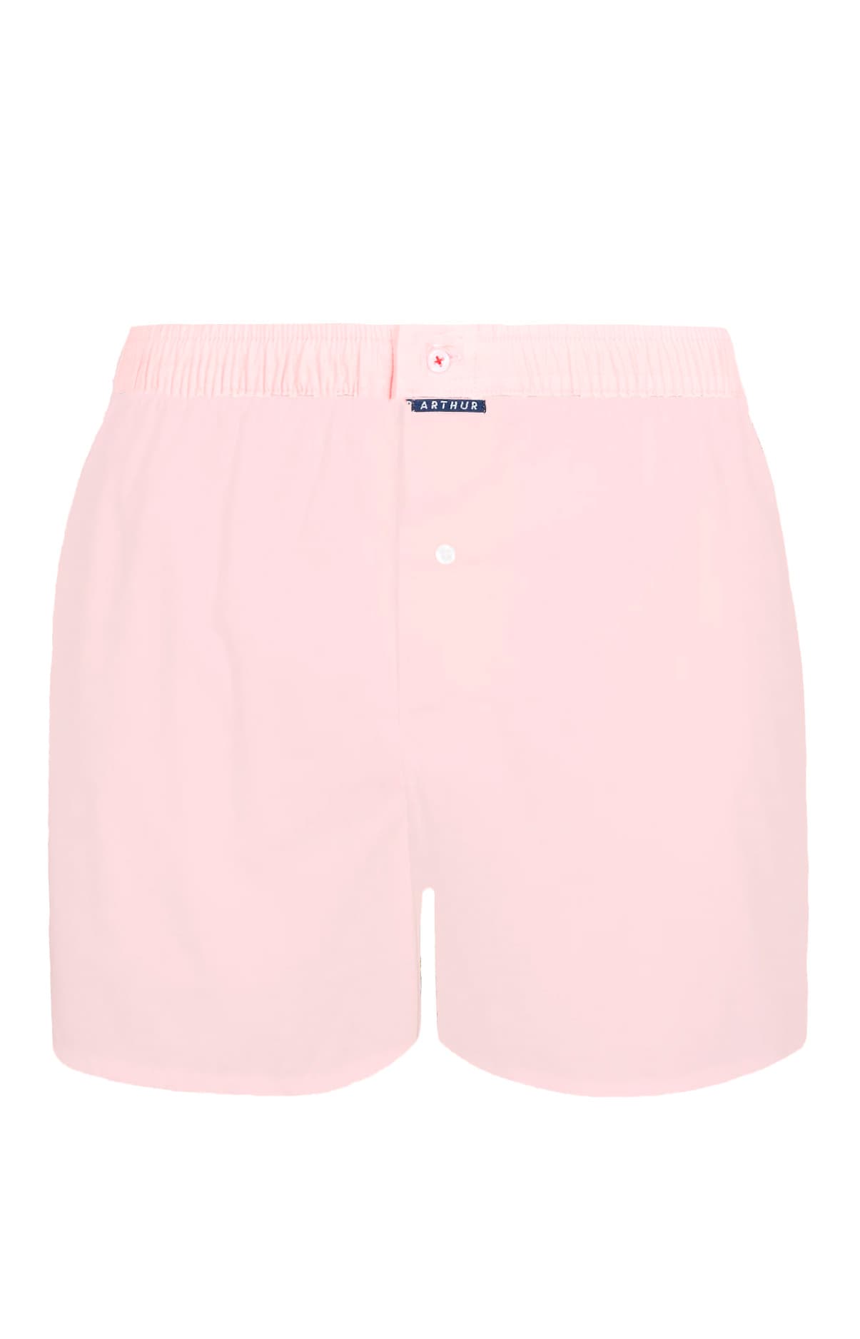 Caleçon homme rose clair uni 3