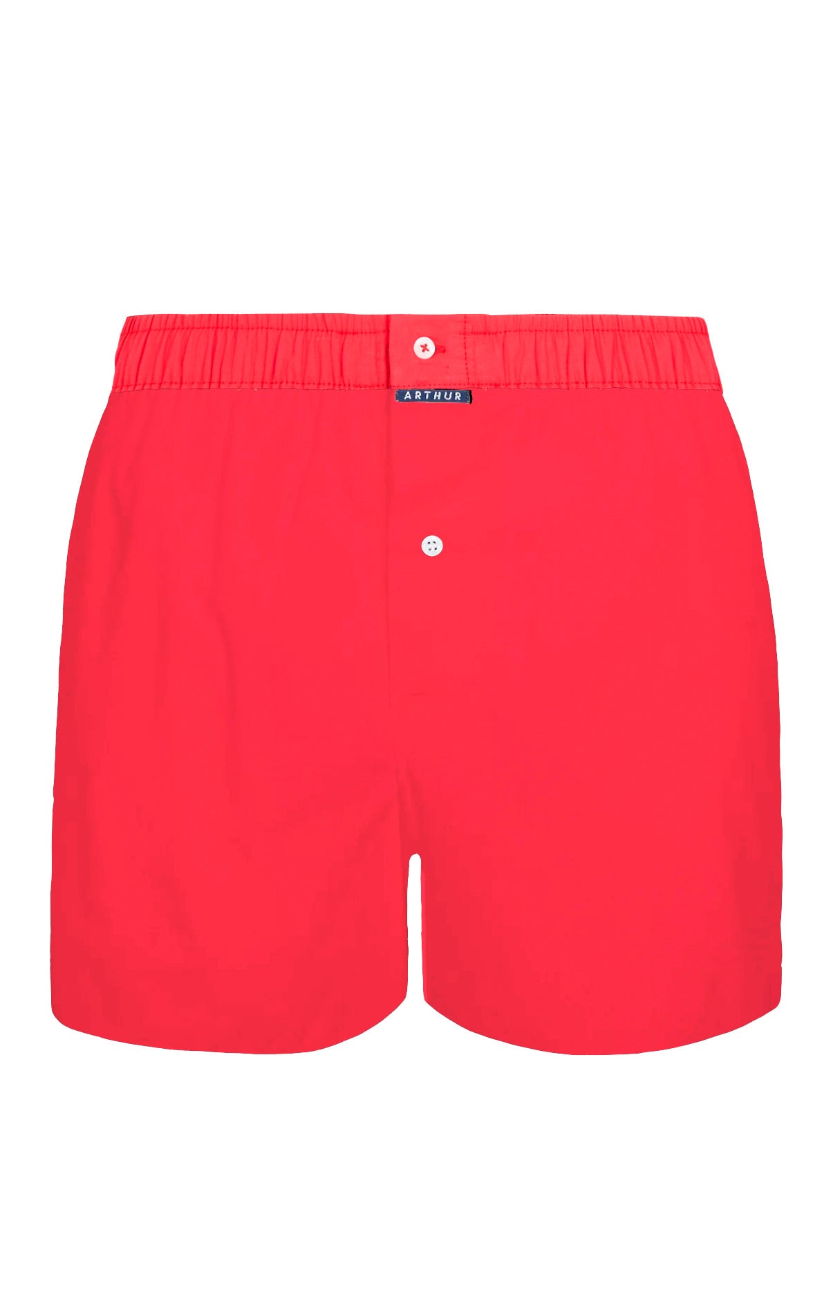 Caleçon homme rouge uni 3
