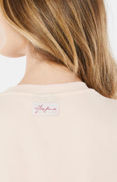 Tee-shirt Femme manches courtes Coton Rose 4
