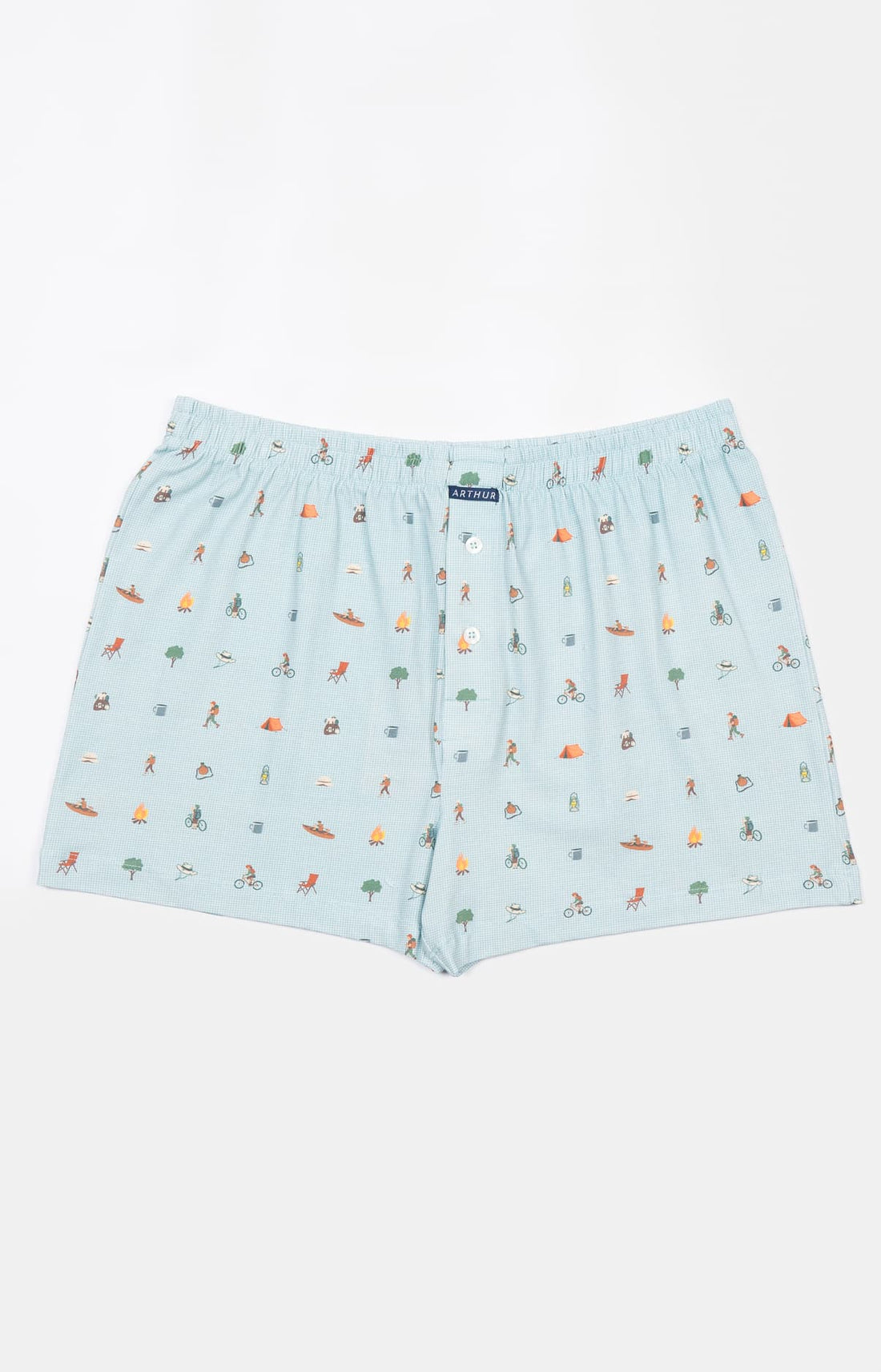 Caleçon de nuit Homme Camping Bleu 3