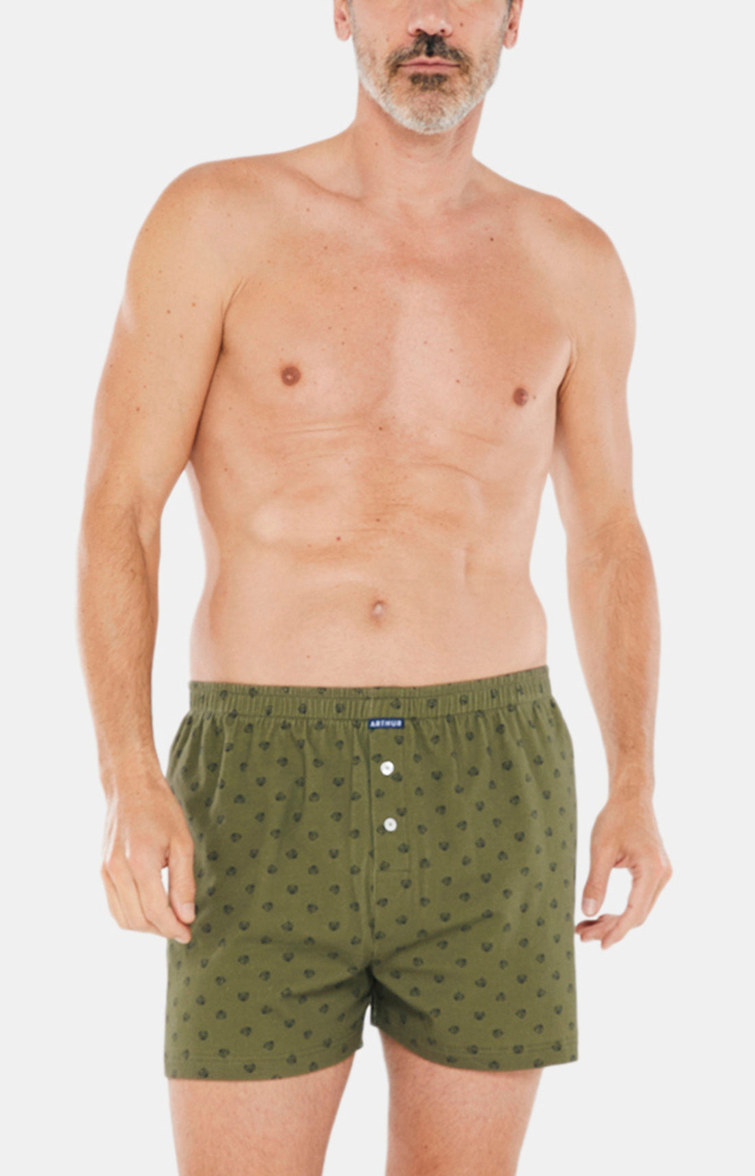 Caleçon de Nuit Homme Logo Vert 6