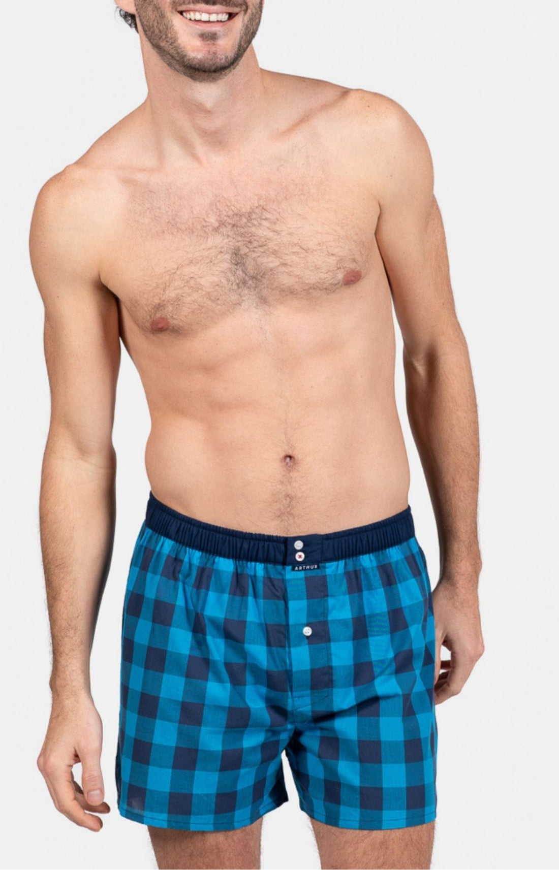 Caleçon avec suspensoir Homme n°1133 Bleu et Marine 1