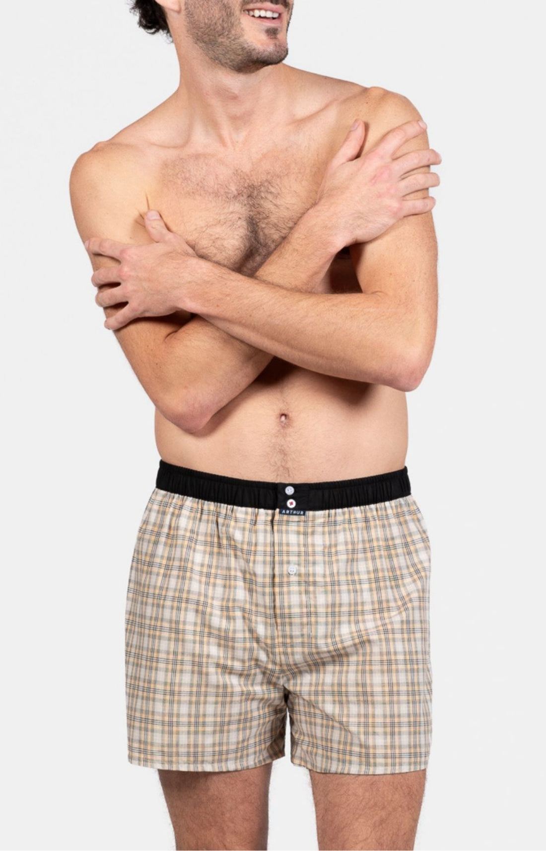 Caleçon avec suspensoir Homme n°1135 Orange 1