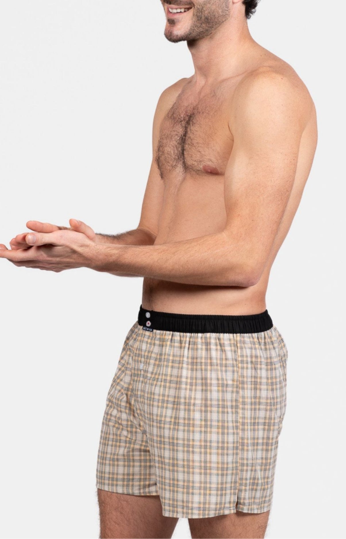 Caleçon avec suspensoir Homme n°1135 Orange 4