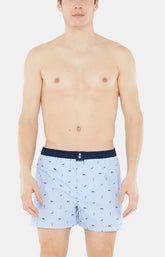 Caleçon avec suspensoir Homme Le Club n°1011 Bleu 1