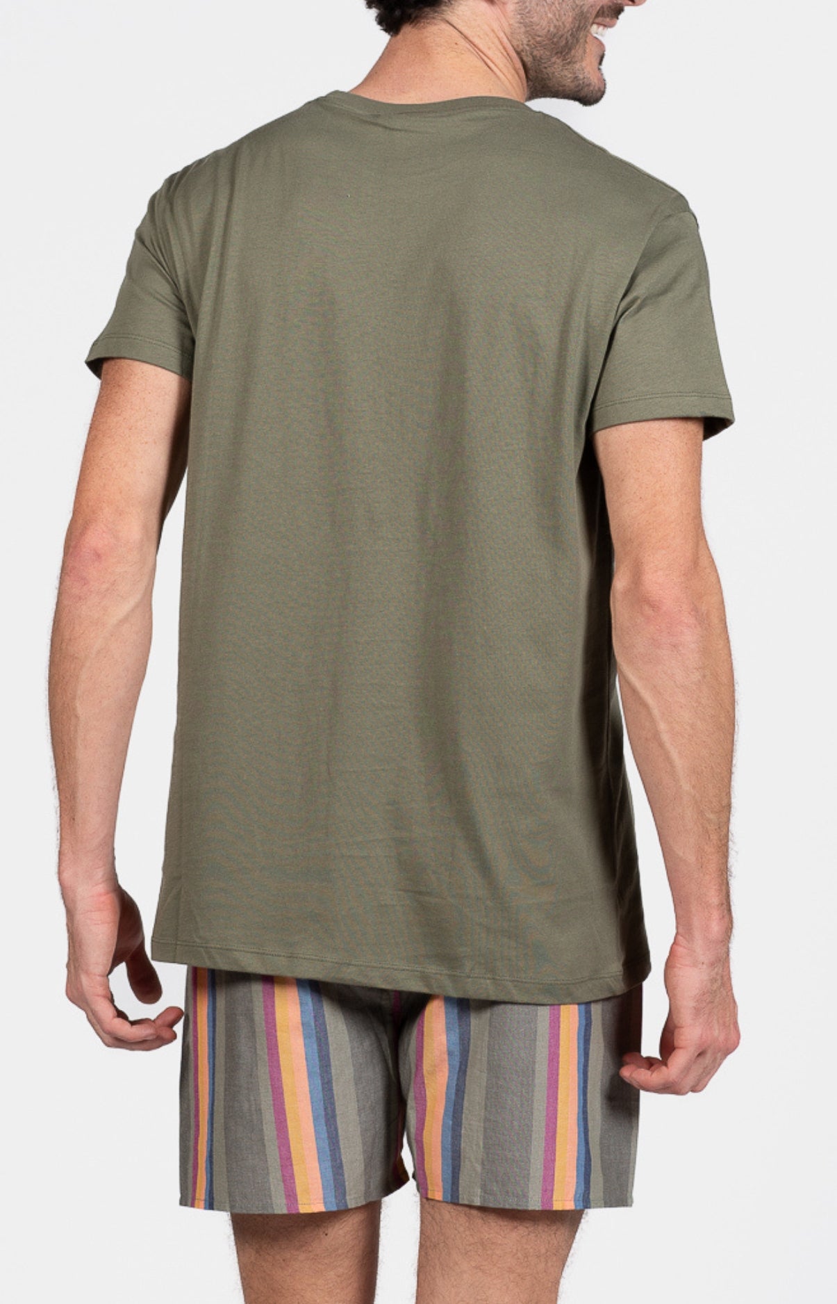 Pyjama court Pyjaméricain Homme Corlys Vert 5