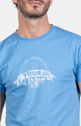 Pyjama court Pyjaméricain Homme Tour du cadran Bleu 2