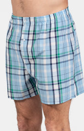 Pyjama court Pyjaméricain Homme Hugh Bleu et Marine 4