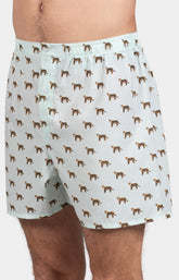 Pyjama court Pyjaméricain Homme Khan Bleu et Jaune 4