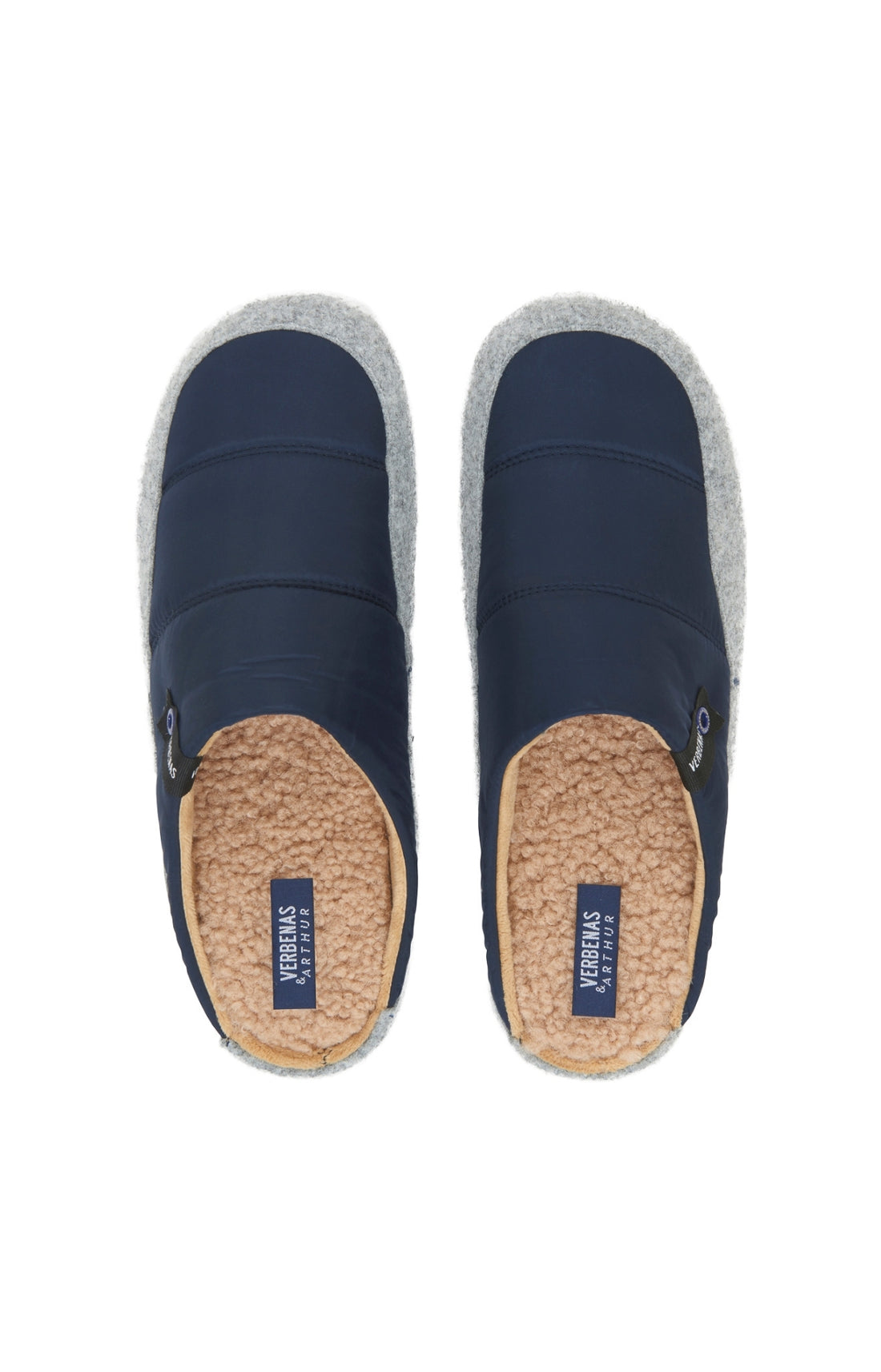 Mules Homme Polyester Marine 3