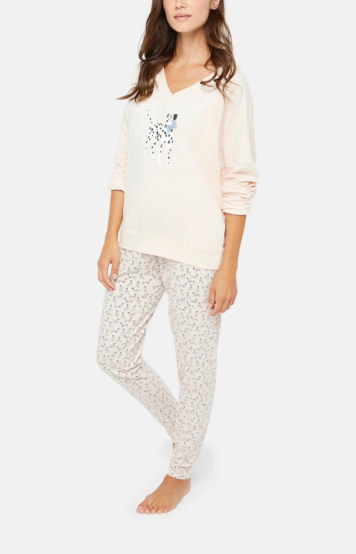 Pyjama Dalmatien - Rose