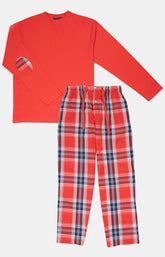 Pyjama long Homme Logan Rouge 9