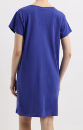Chemise de nuit Bleu Tigre Femme 3