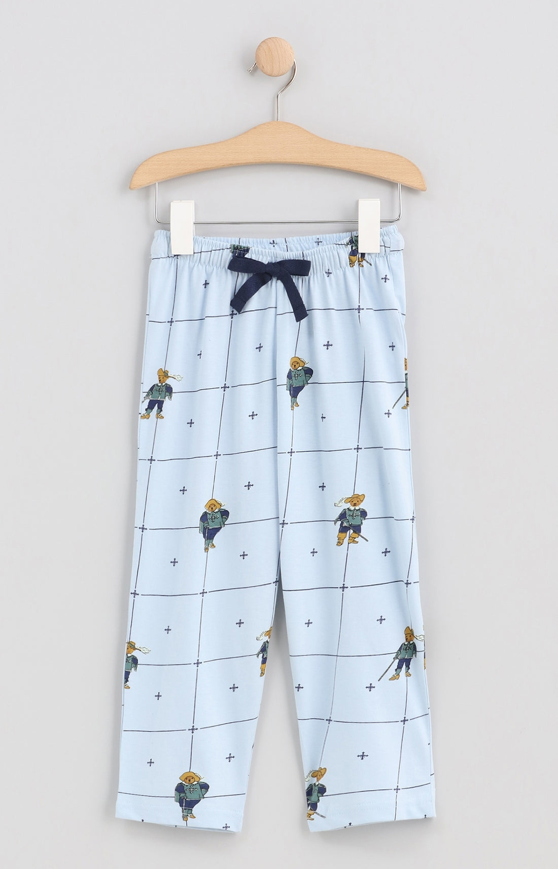 Pyjama long enfant mixte les 3 mousquetaires bleu 2