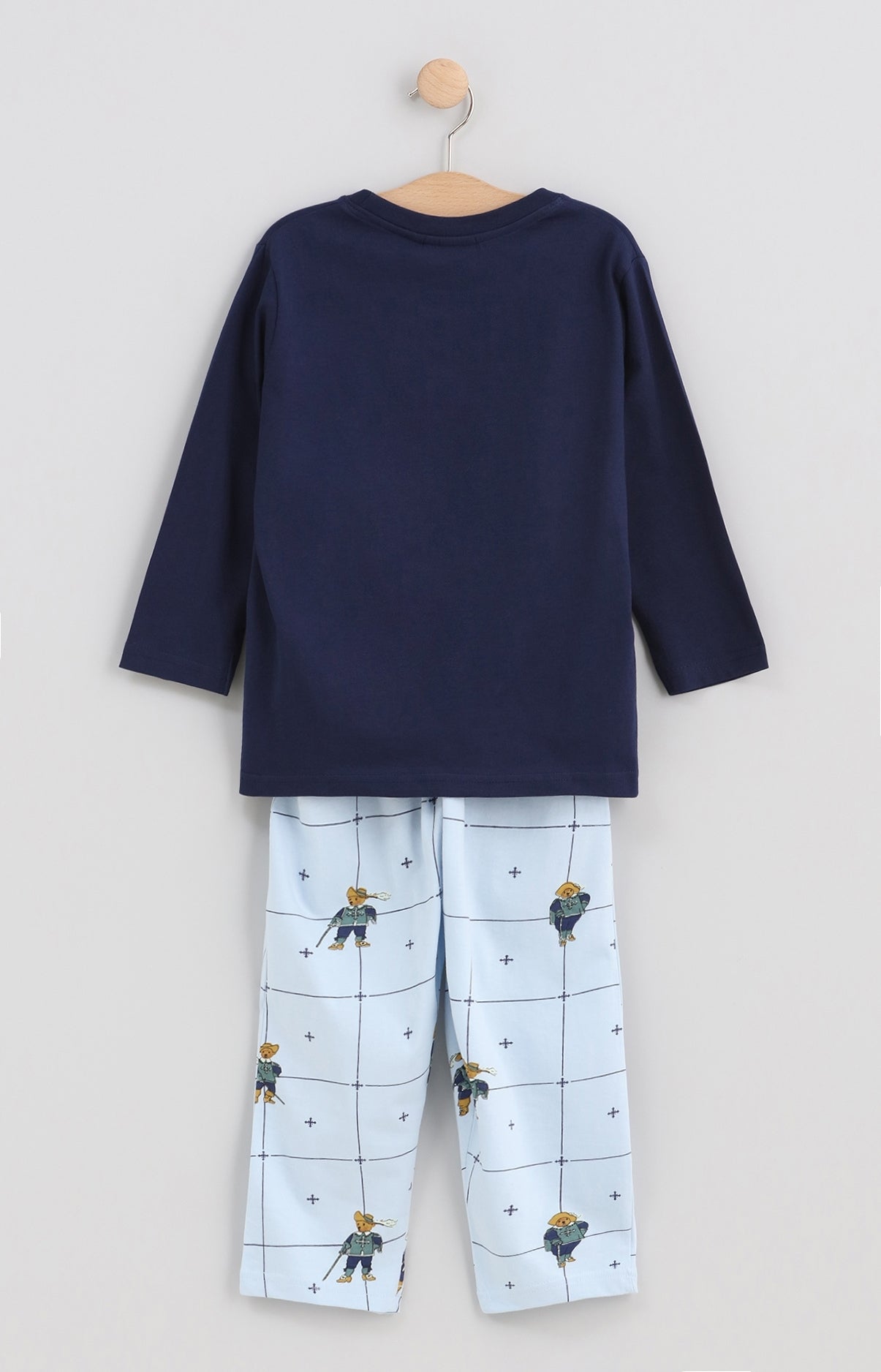 Pyjama long enfant mixte les 3 mousquetaires bleu 3
