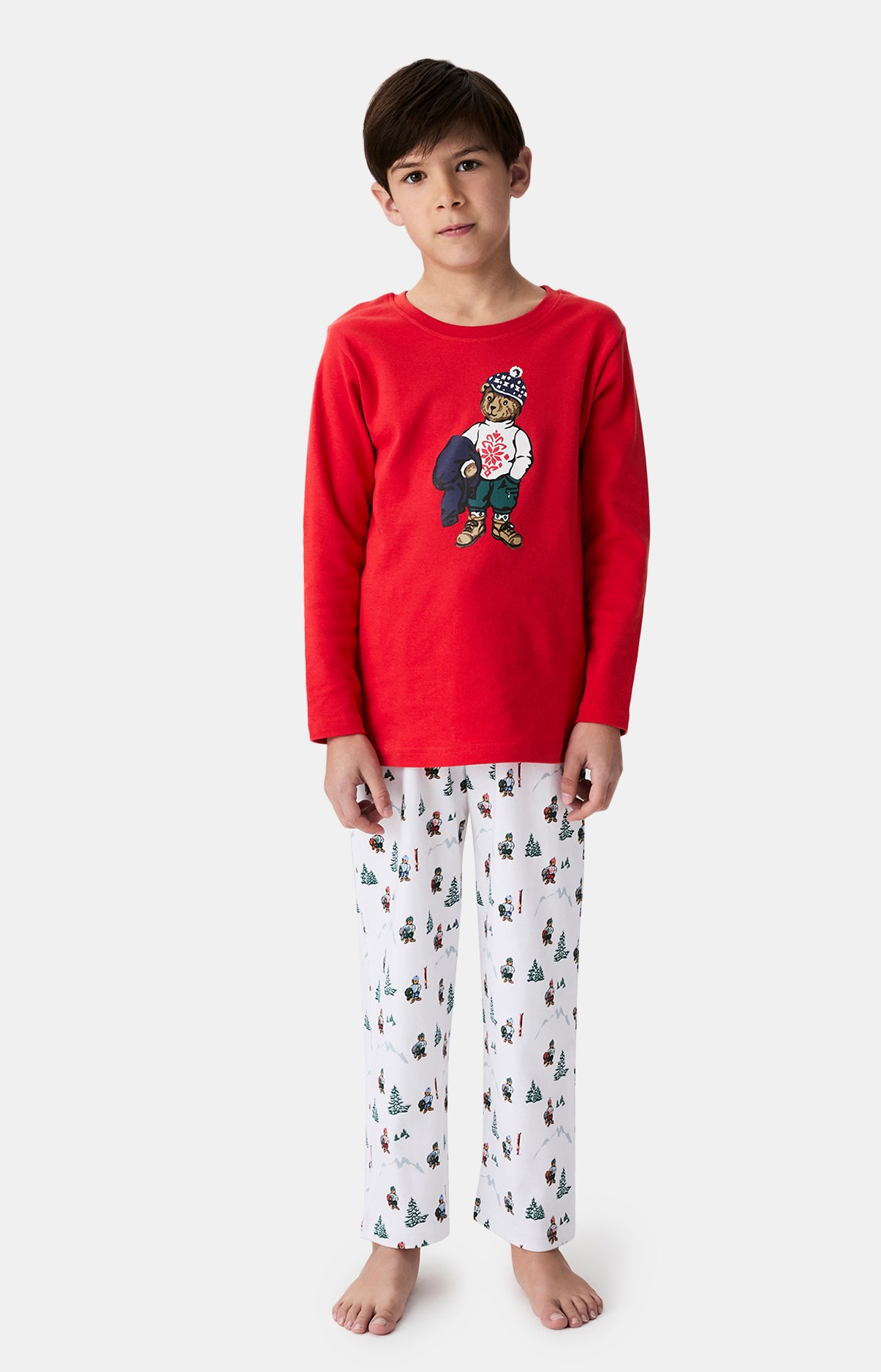 Pyjama enfant ours noël mixte 5