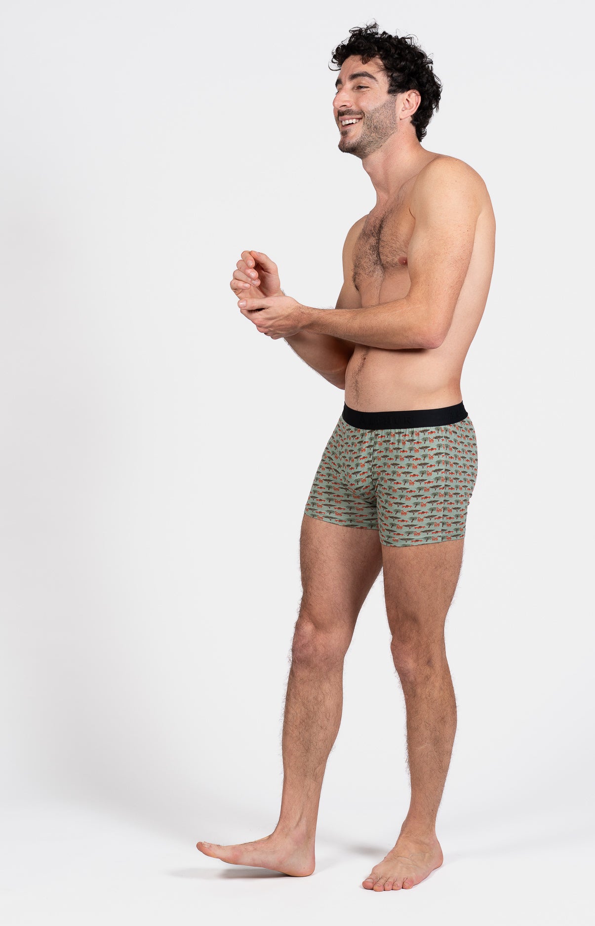 Boxer kaki savane Homme 4