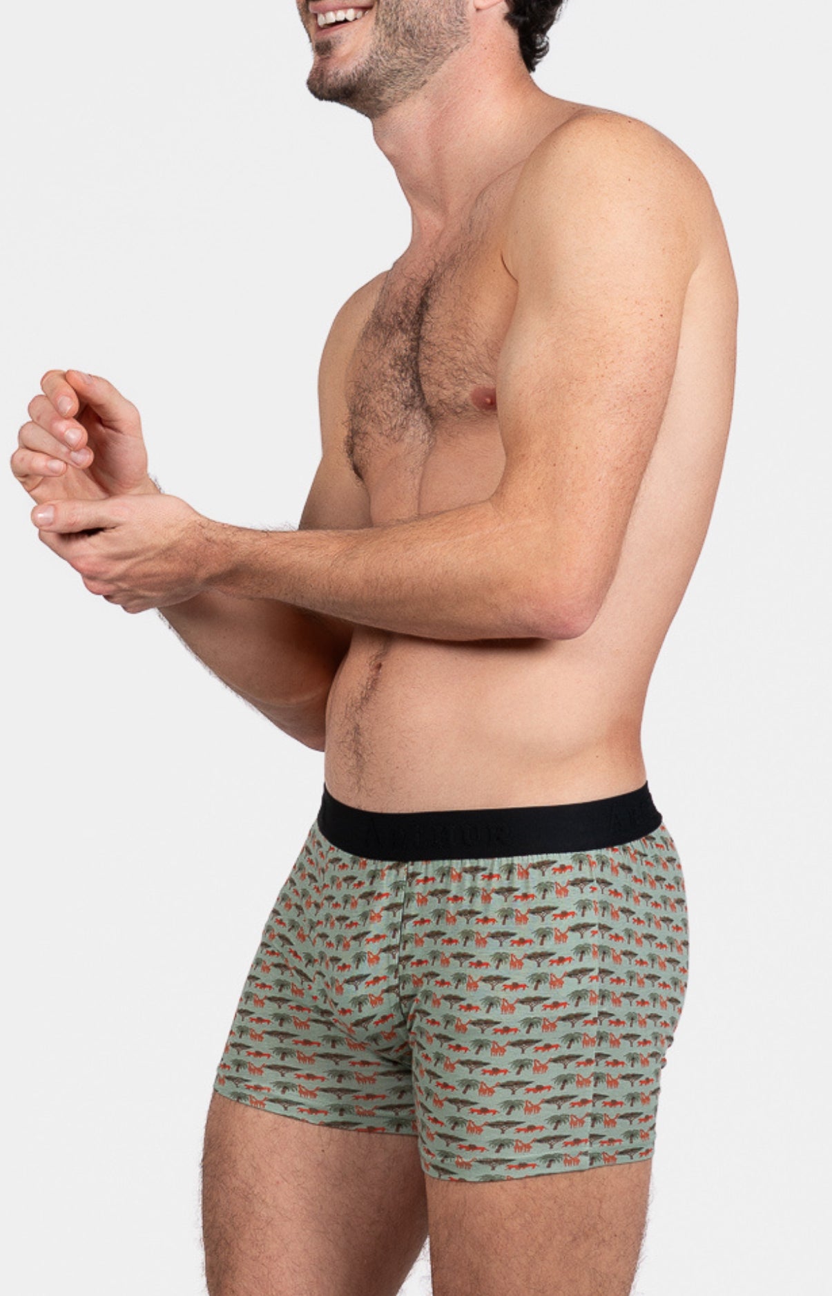 Boxer kaki savane Homme 4