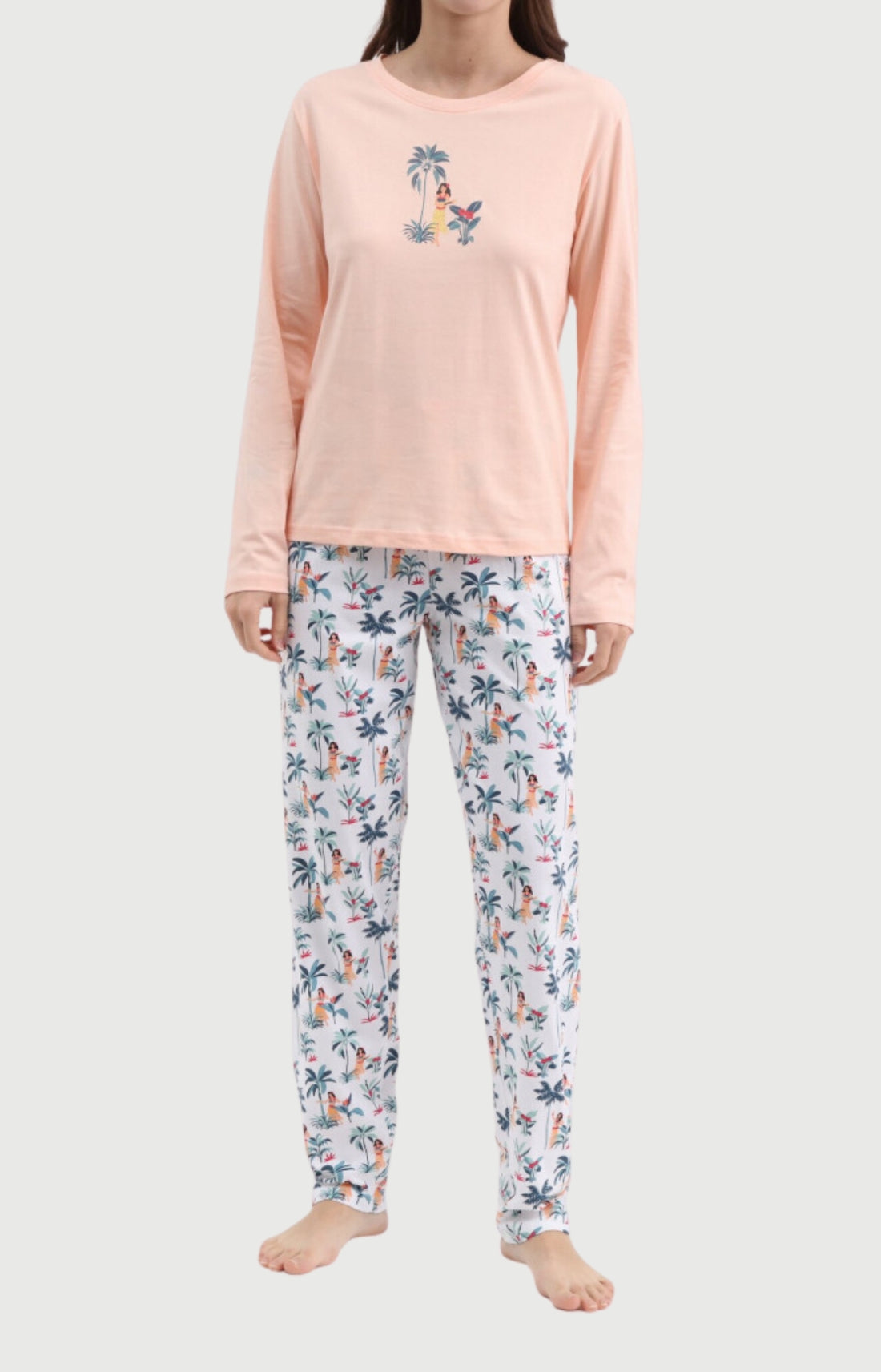 Pyjama Femme Vahiné en jersey de coton 1