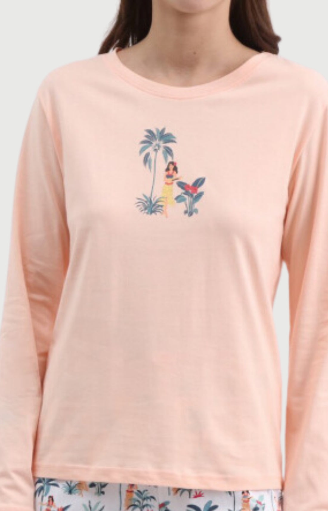 Pyjama Femme Vahiné en jersey de coton 2