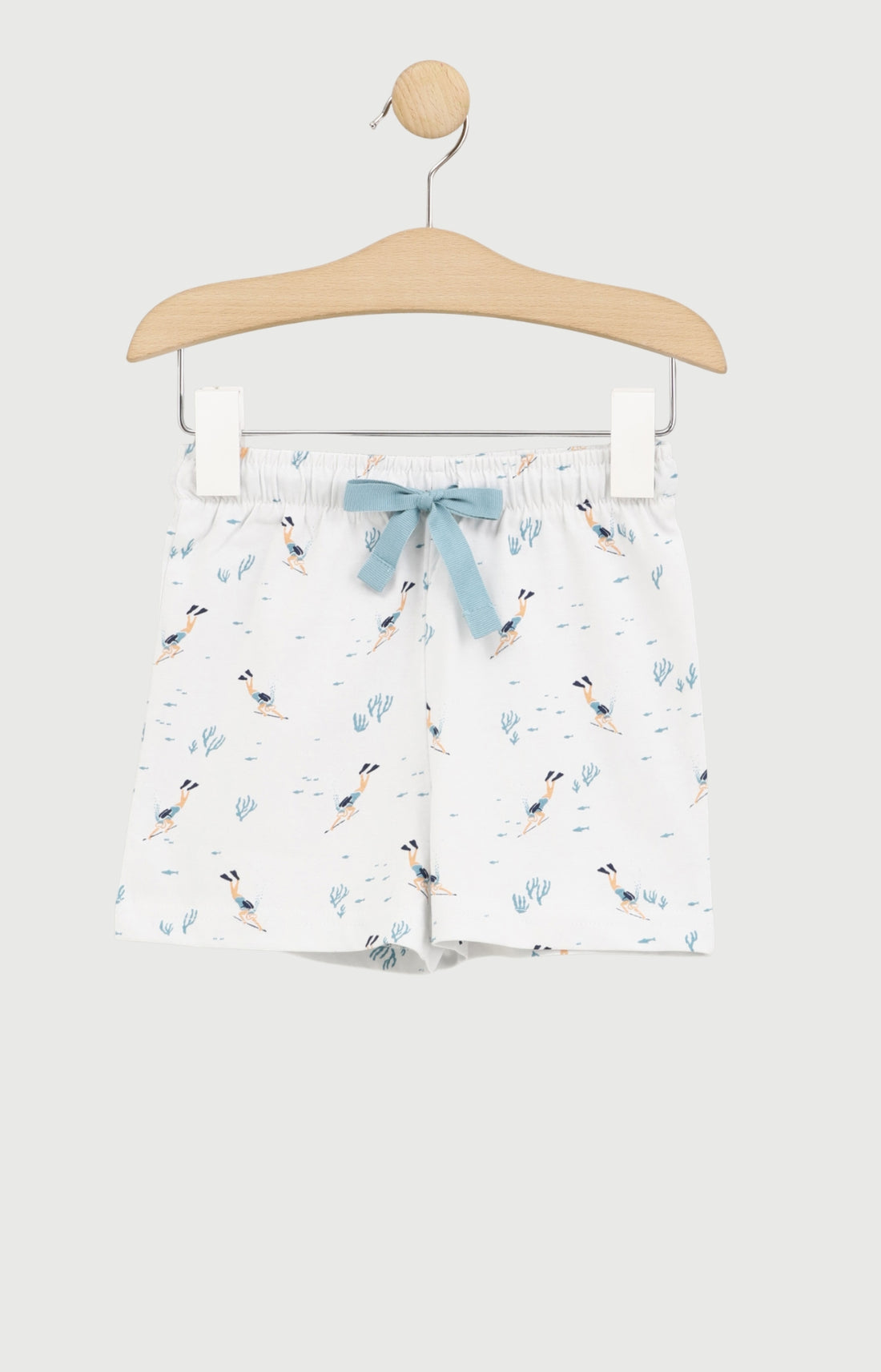 Pyjashort Enfant Je décompresse en jersey de coton léger 3