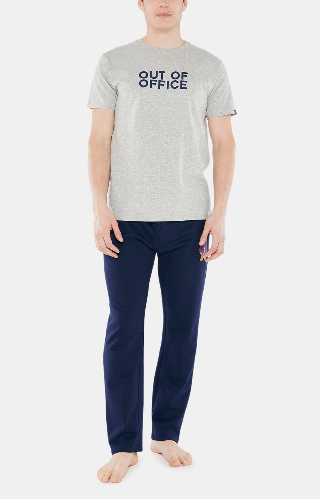 Short-sleeved T-shirt - Cotton Grey