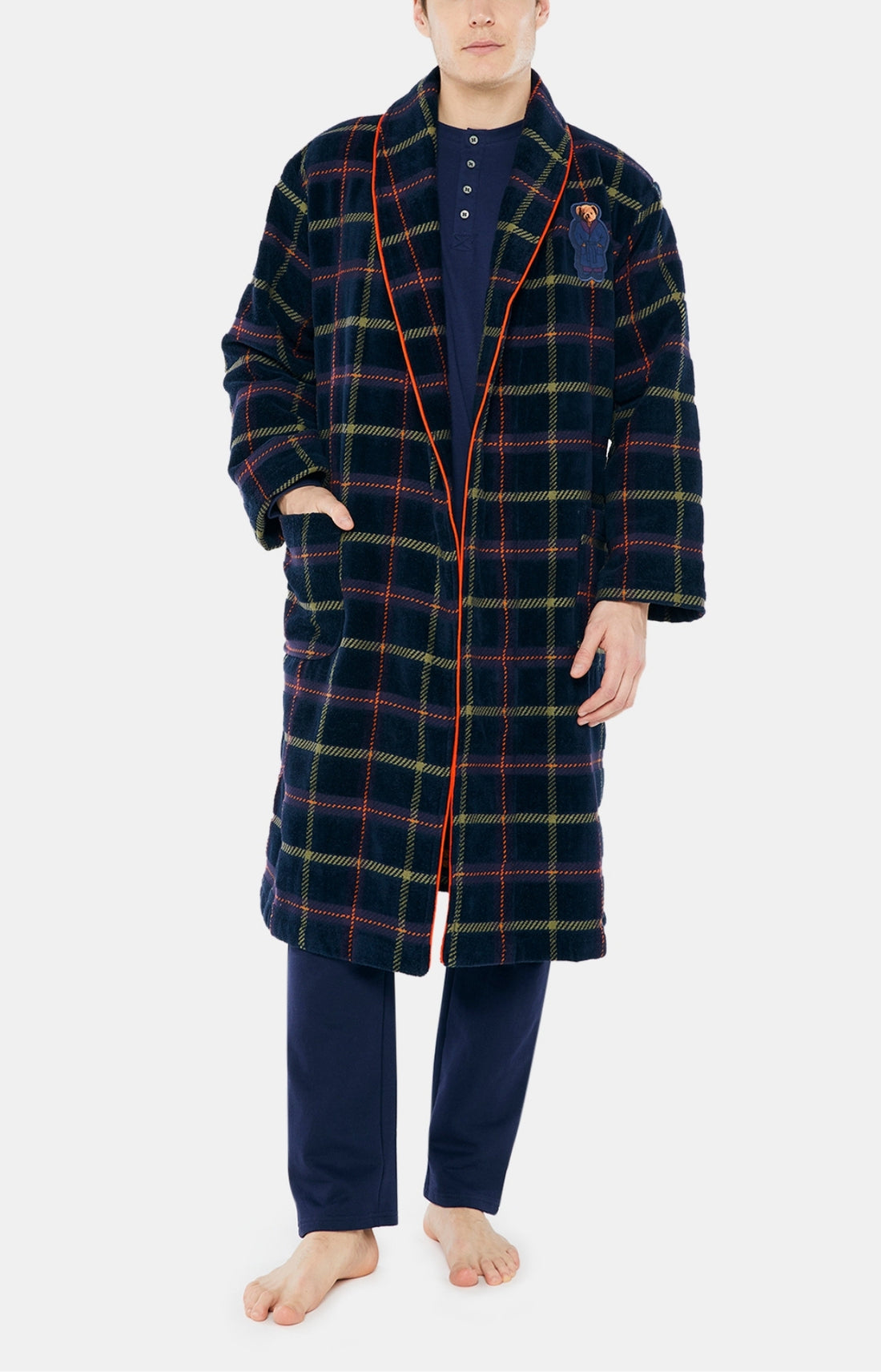 Peignoir Homme Tartan de Folie Marine 2