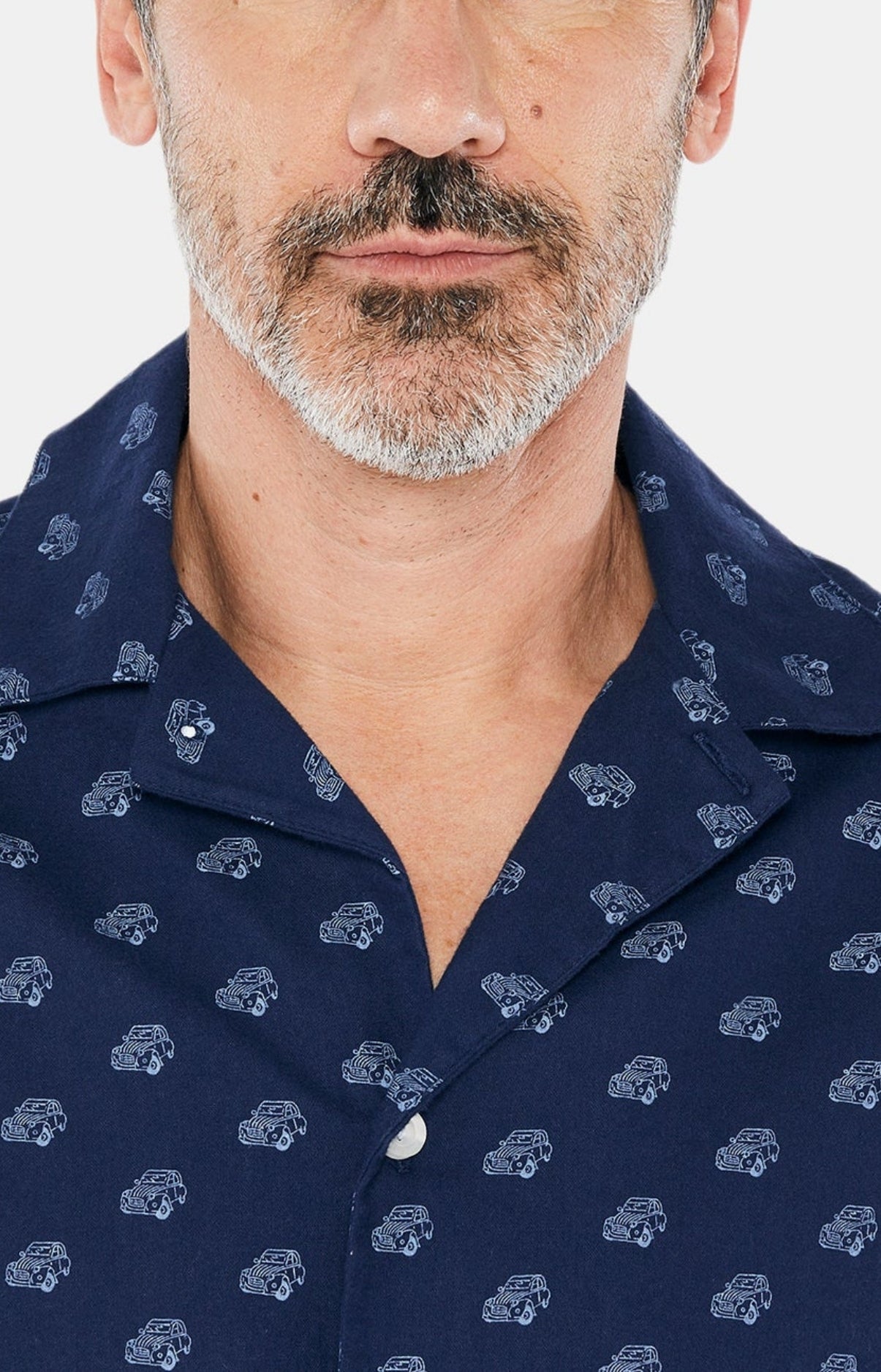 Pyjama long boutonné Homme 2CV Marine 7