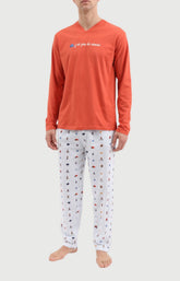 Pyjama Homme Camping en jersey de coton 1