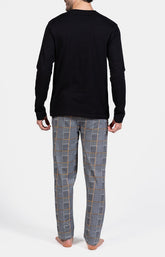 Pyjama long Homme Charles Noir 4