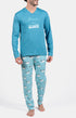 Pyjama long Homme Premier de la glace Bleu 1
