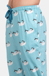 Pyjama long Homme Premier de la glace Bleu 4