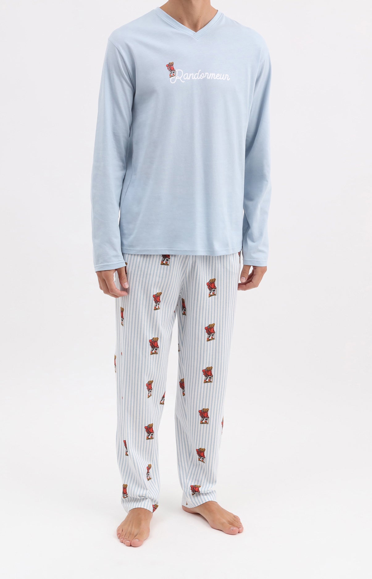 Pyjama Homme Randonneur Imprimé teddy randonneur 1