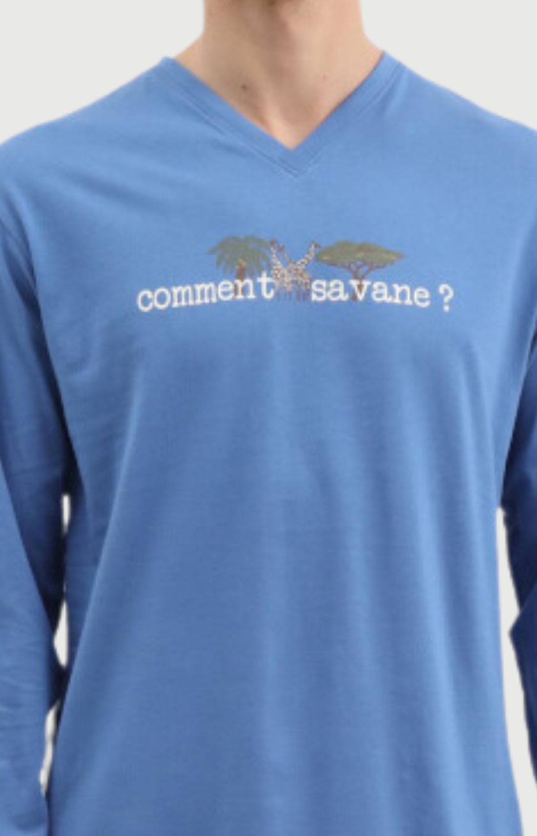 Pyjama Homme Comment savane ?en jersey de coton 2