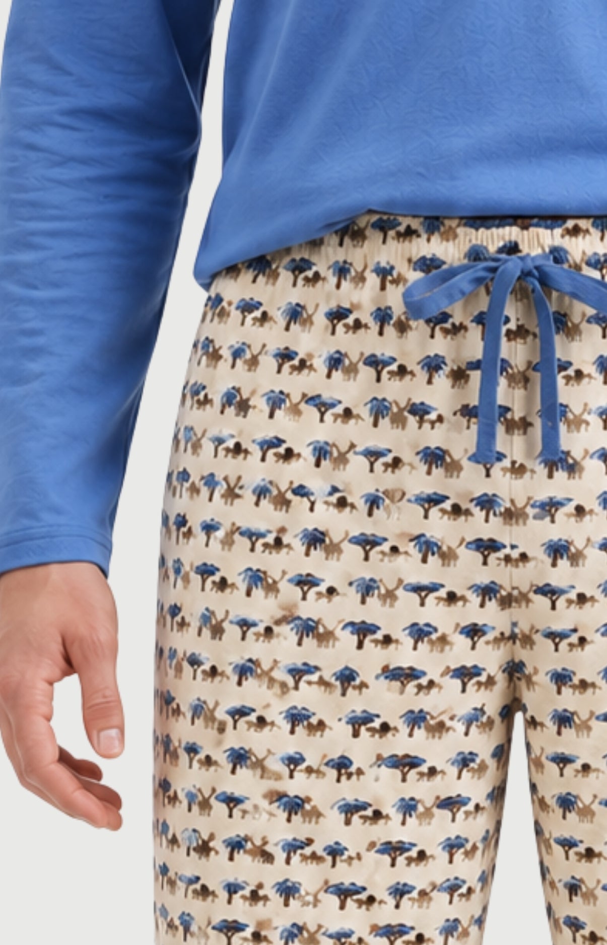 Pyjama Homme Comment savane ?en jersey de coton 3