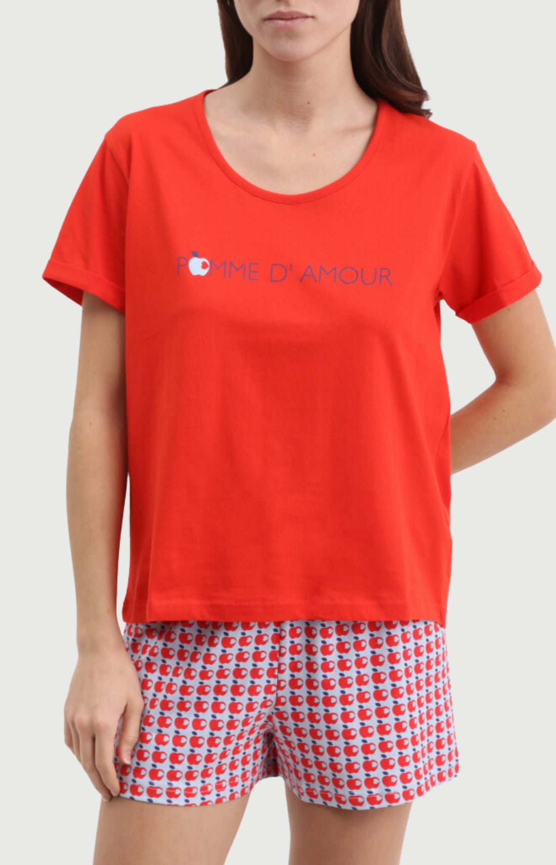 Pyjashort Femme Pomme d&