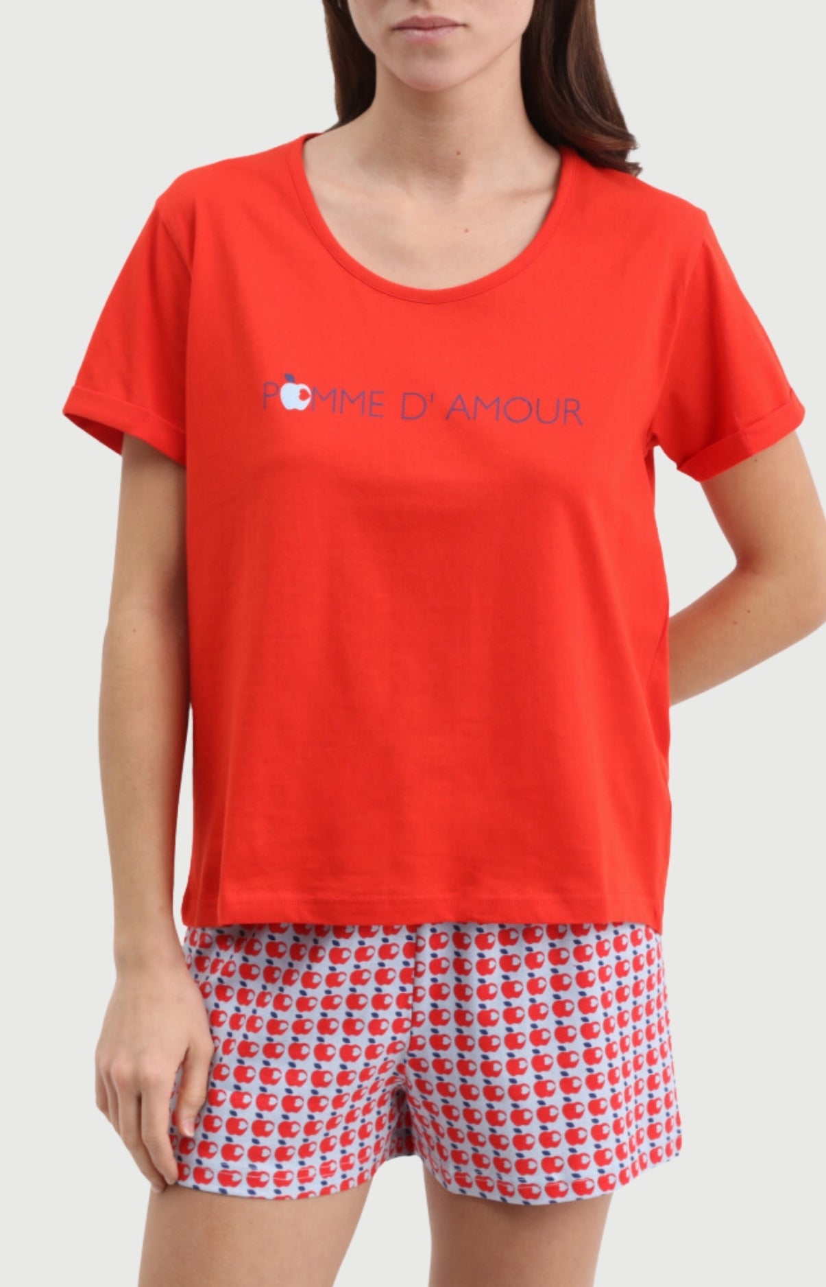 Pyjashort Femme Pomme d&